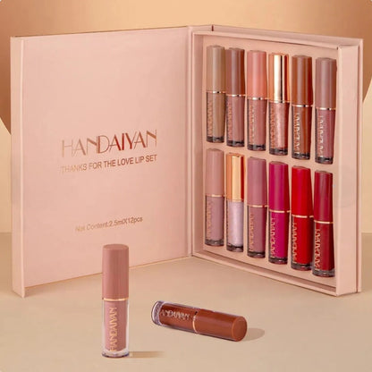 Handaiyan Matte 12 Pices Lip Gloss