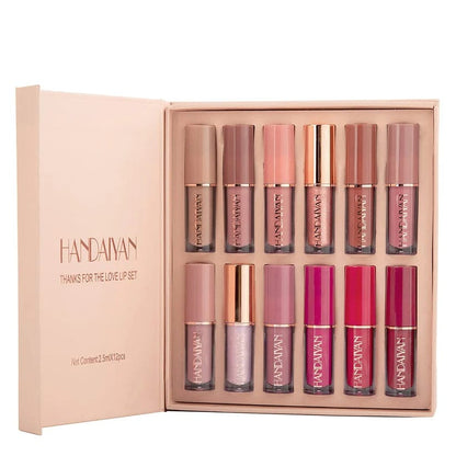 Handaiyan Matte 12 Pices Lip Gloss