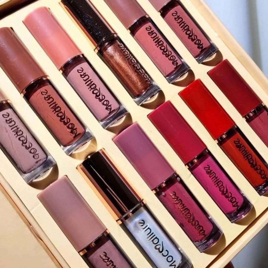 Azadi Offer sale Matte Lip Gloss Set ( Pack of 12 ) Allow to open پارسل کھول کر چک کرے اس کے بعد پیمنٹ ادا کرے