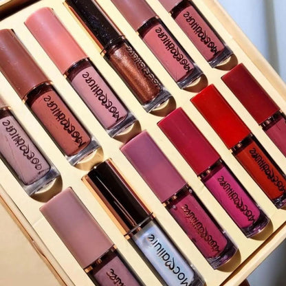 Azadi Offer sale Matte Lip Gloss Set ( Pack of 12 ) Allow to open پارسل کھول کر چک کرے اس کے بعد پیمنٹ ادا کرے